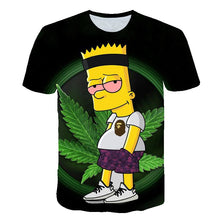 Load image into Gallery viewer, Simpsons Weed T Shirts