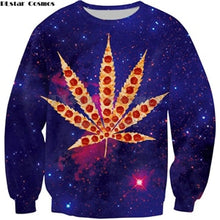 Load image into Gallery viewer, Cosmos Pizza Weed Sweat Shirt